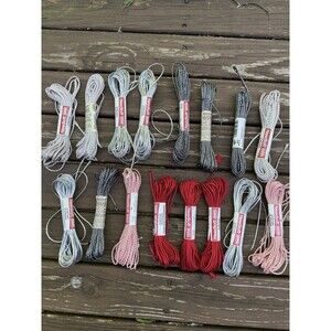 16 Needloft Plastic Canvas Craft Metallic Cord Various Colors NEW
